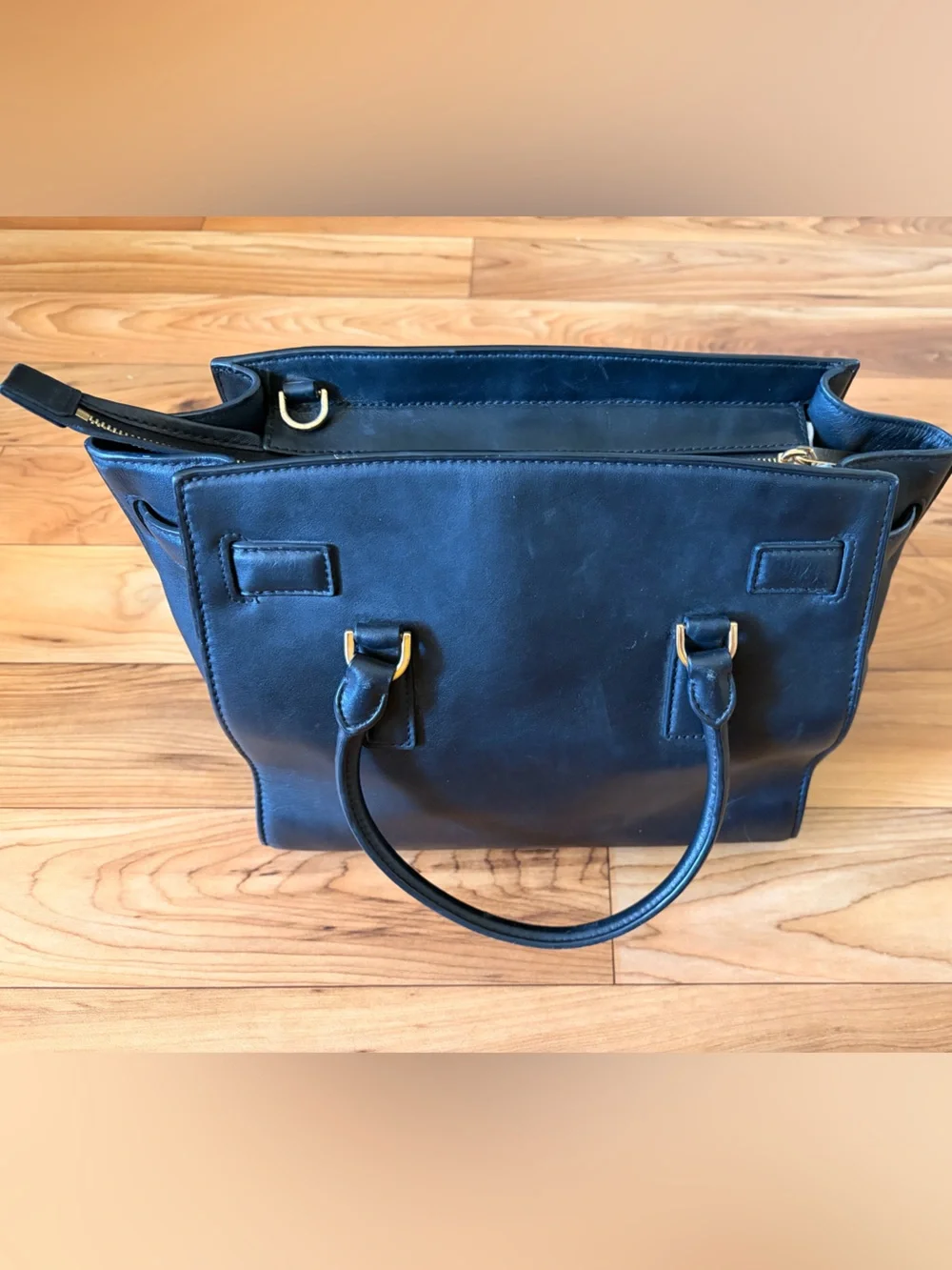 Michael Kors structured leather